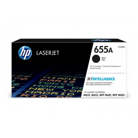 HP 655A Original LaserJet Toner Cartridge Black