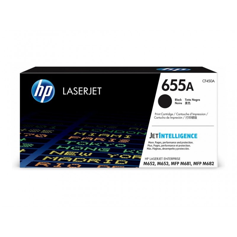 HP 655A Original LaserJet Toner Cartridge Black