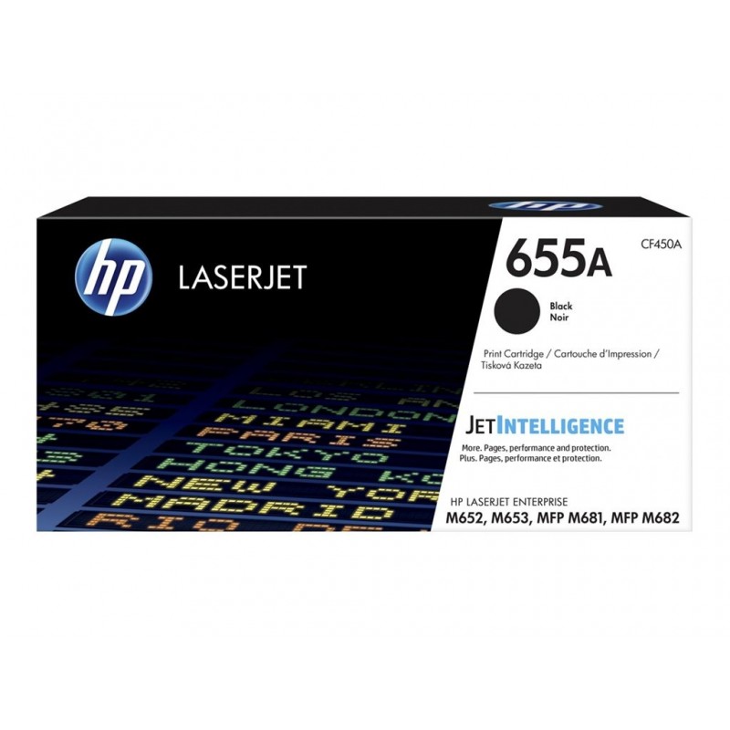 HP 655A Original LaserJet Toner Cartridge Black