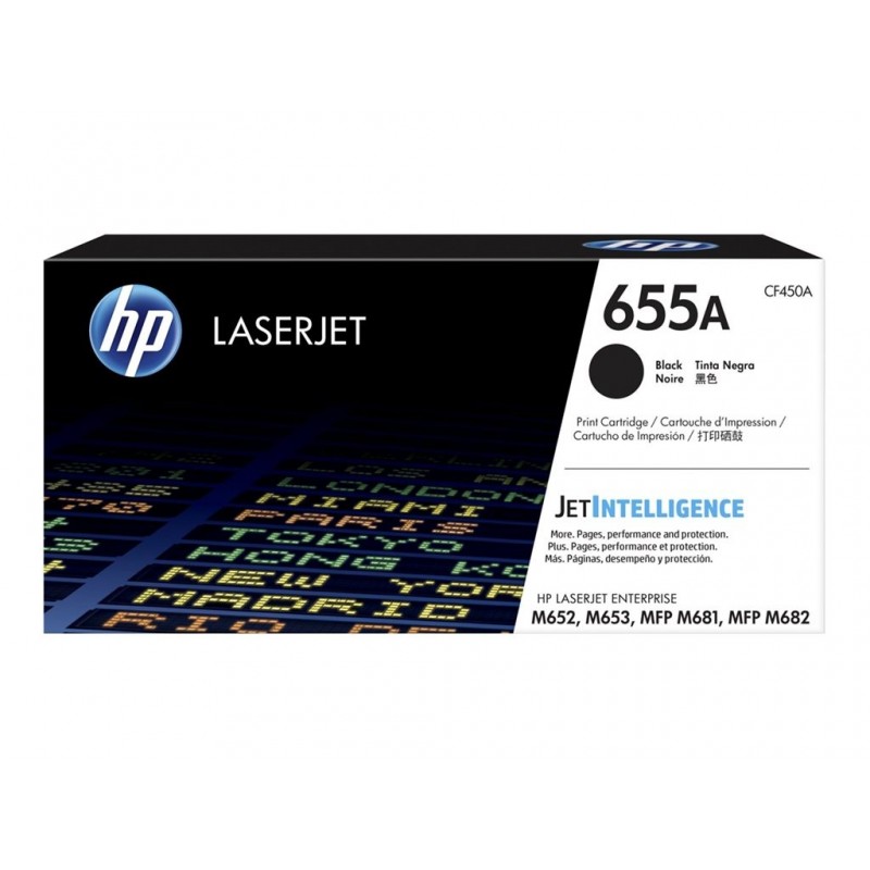 HP 655A Original LaserJet Toner Cartridge Black