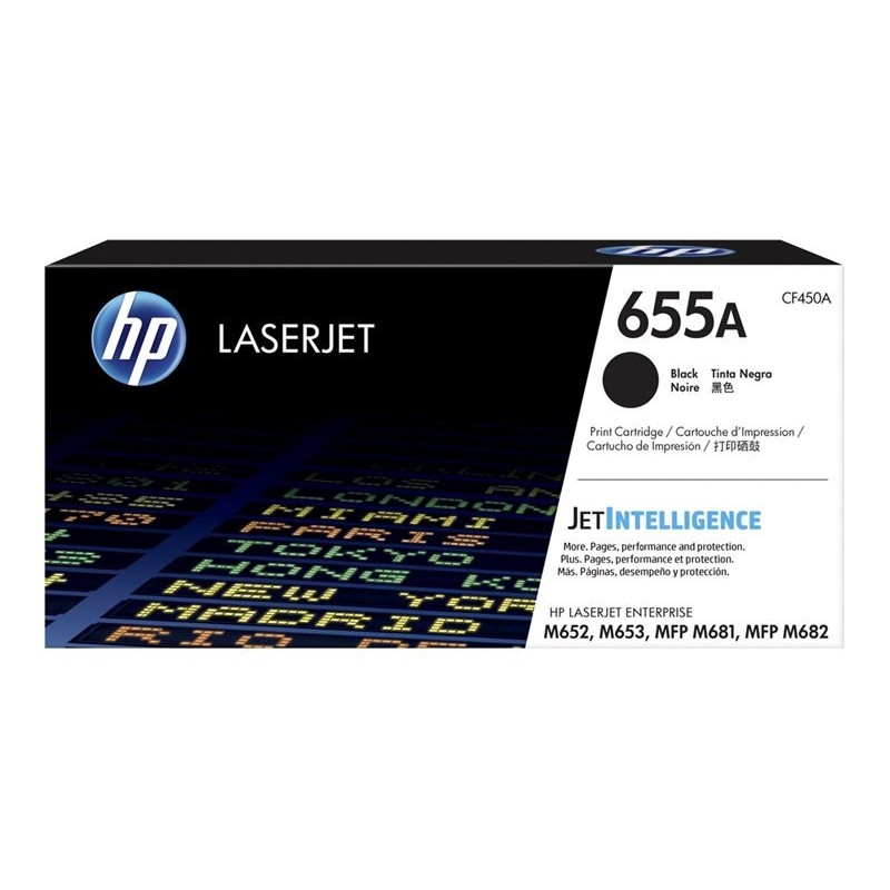 HP 655A Original LaserJet Toner Cartridge Black