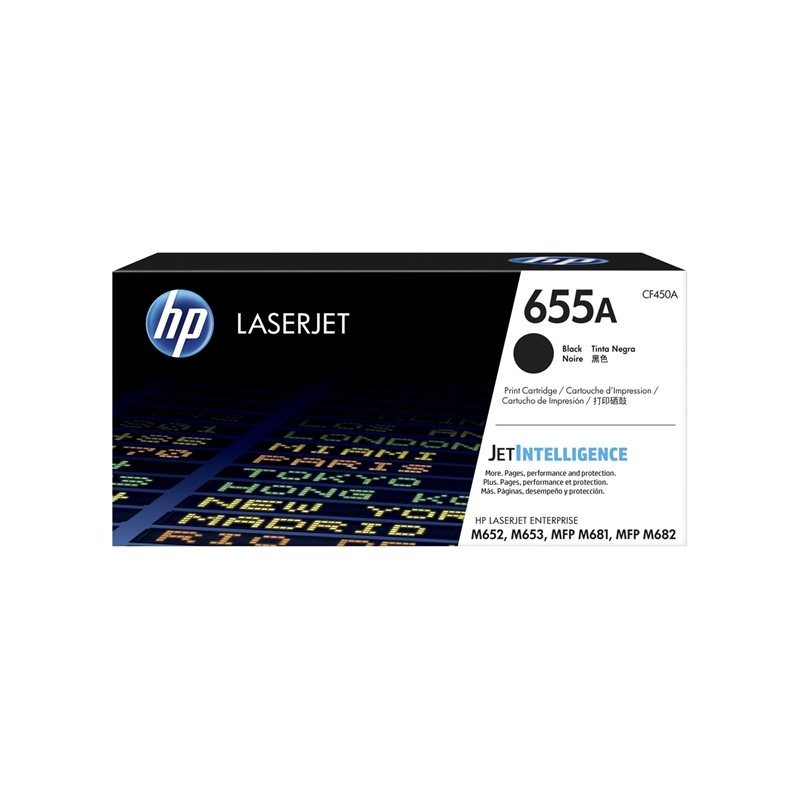 HP 655A Original LaserJet Toner Cartridge Black