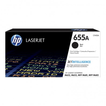 HP 655A Original LaserJet Toner Cartridge Black