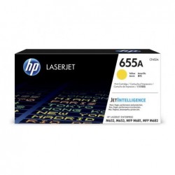 HP 655A Original LaserJet Toner Cartridge Yellow