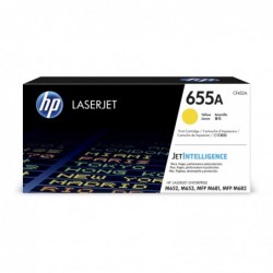 HP 655A Original LaserJet Toner Cartridge Yellow