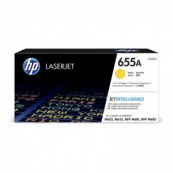 HP 655A Original LaserJet Toner Cartridge Yellow