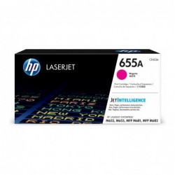 HP 655A Original LaserJet Toner Cartridge Magenta