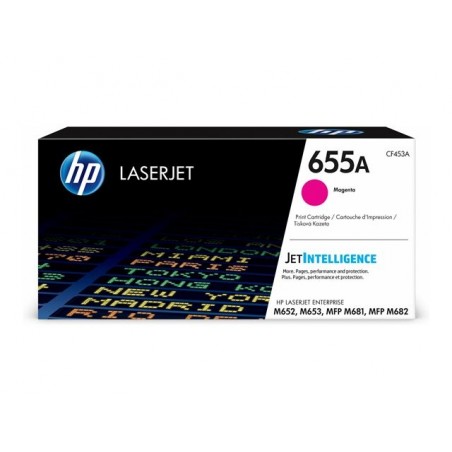 HP 655A Original LaserJet Toner Cartridge Magenta