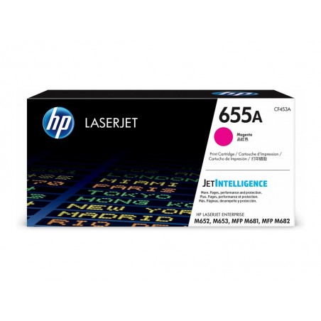 HP 655A Original LaserJet Toner Cartridge Magenta