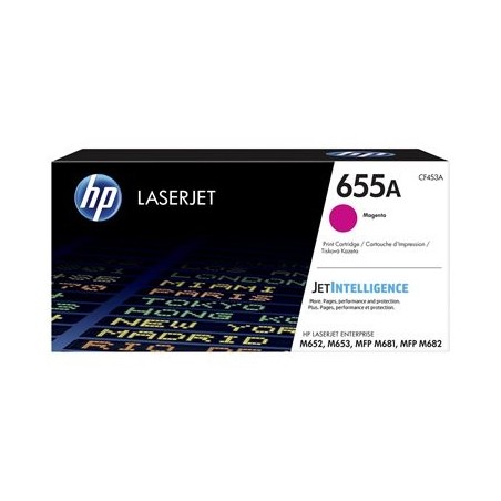 HP 655A Original LaserJet Toner Cartridge Magenta