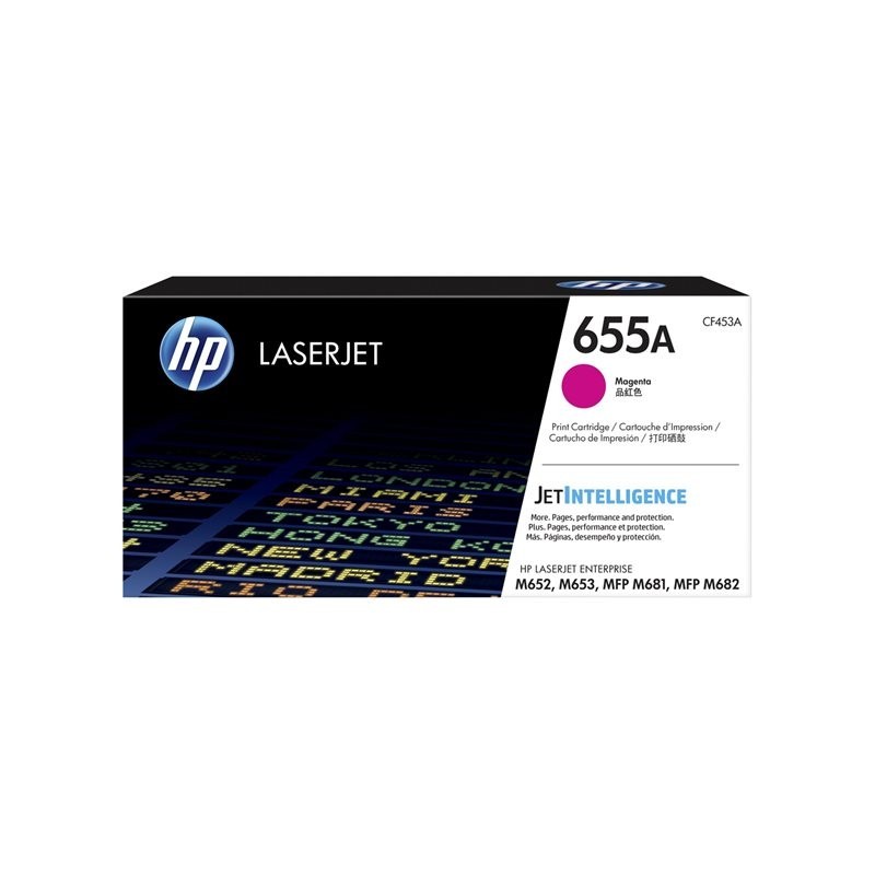 HP 655A Original LaserJet Toner Cartridge Magenta