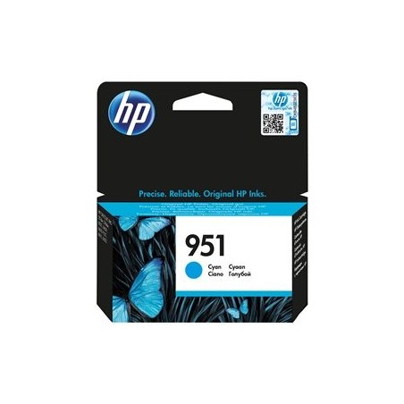 HP 951 Officejet Ink Cartridge Cyan Standard Capacity 700 pages 1-pack HP 951 Officejet Ink Cartridge Cyan Standard Capacity 700 pages 1-pack