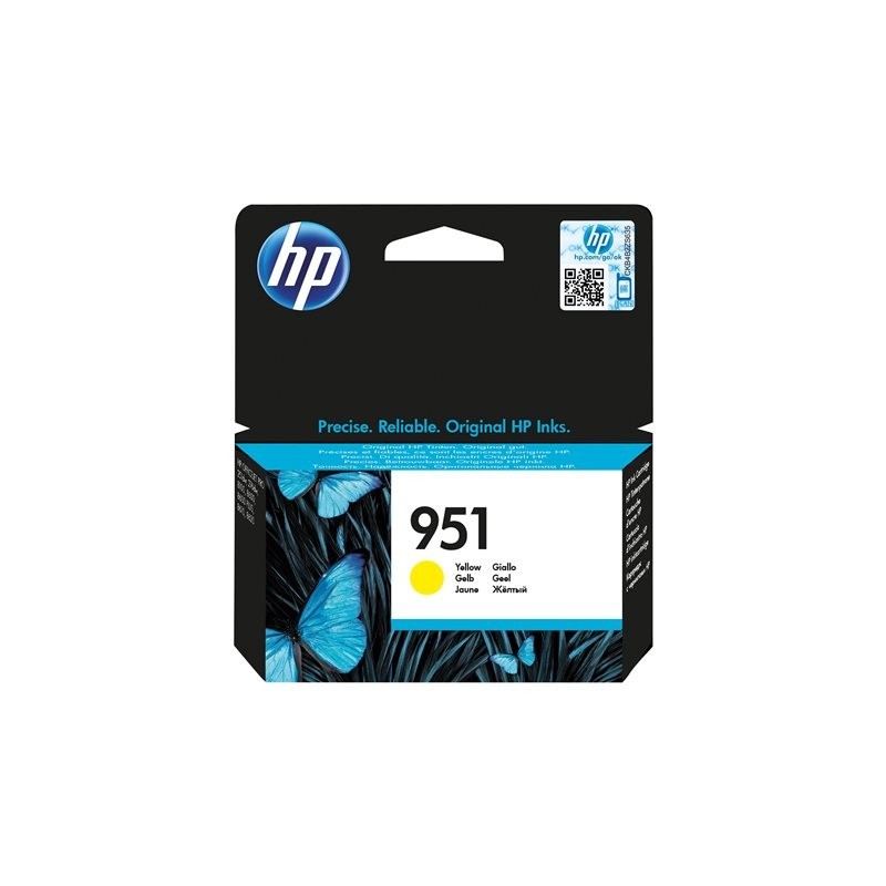 HP 951 Officejet Ink Cartridge Yellow Standard Capacity 700 pages 1-pack HP 951 Officejet Ink Cartridge Yellow Standard Capacity 700 pages 1-pack