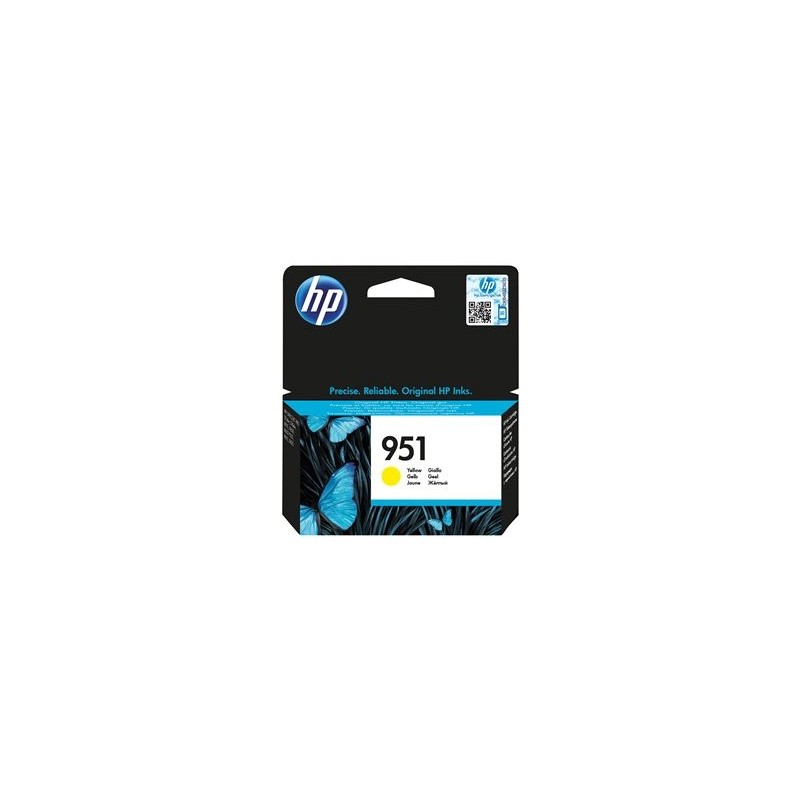 HP 951 Officejet Ink Cartridge Yellow Standard Capacity 700 pages 1-pack HP 951 Officejet Ink Cartridge Yellow Standard Capacity 700 pages 1-pack