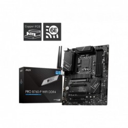 Płyta główna PRO B760-P WIFI DDR4 s1700 4DDR4 DP/HDMI ATX Płyta główna PRO B760-P WIFI DDR4 s1700 4DDR4 DP/HDMI ATX