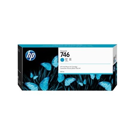 HP 746 300-ml Cyan Ink Cartridge HP 746 300-ml Cyan Ink Cartridge