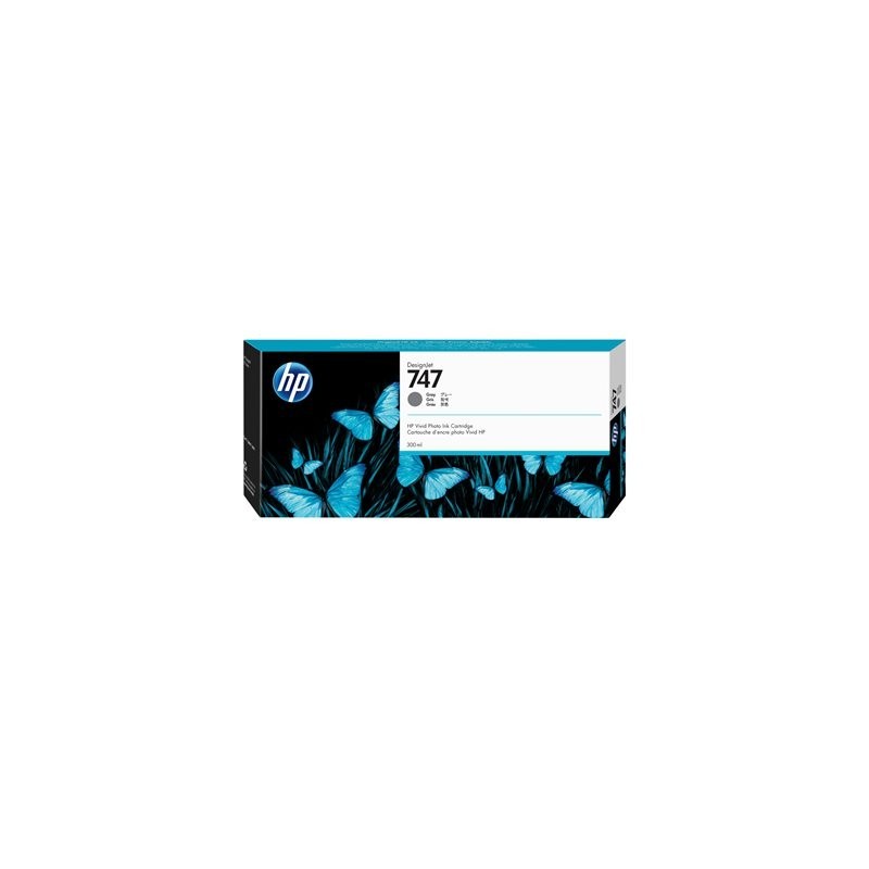 HP 747 300-ml Gray Ink Cartridge