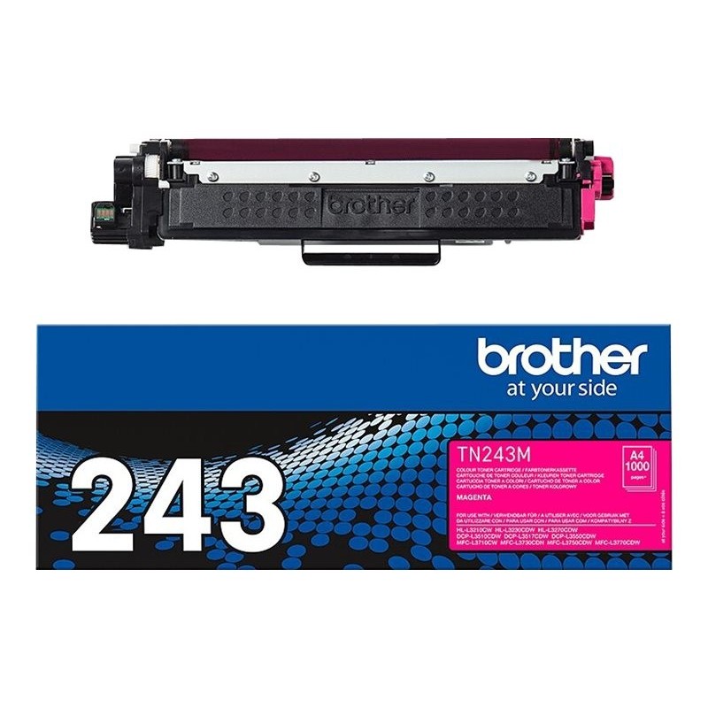 BROTHER TN243M Toner Brother TN243M magenta 1000 str DCP-L3510CDW, DCP-L3550CDW,