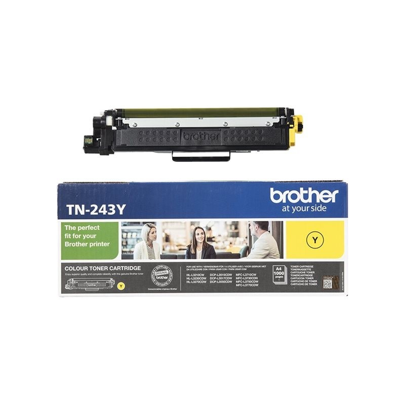 BROTHER TN243Y Toner Brother TN243Y yellow 1000 str DCP-L3510CDW, DCP-L3550CDW,