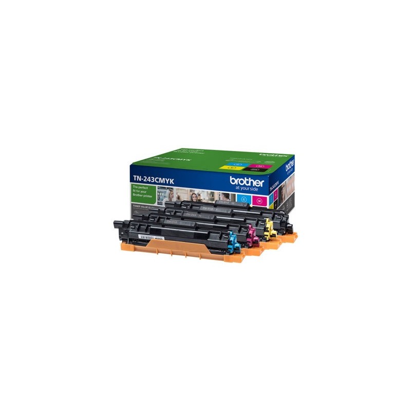 BROTHER TN243CMYK Toner Brother TN243CMYK 1000 str DCP-L3510CDW, DCP-L3550CDW,