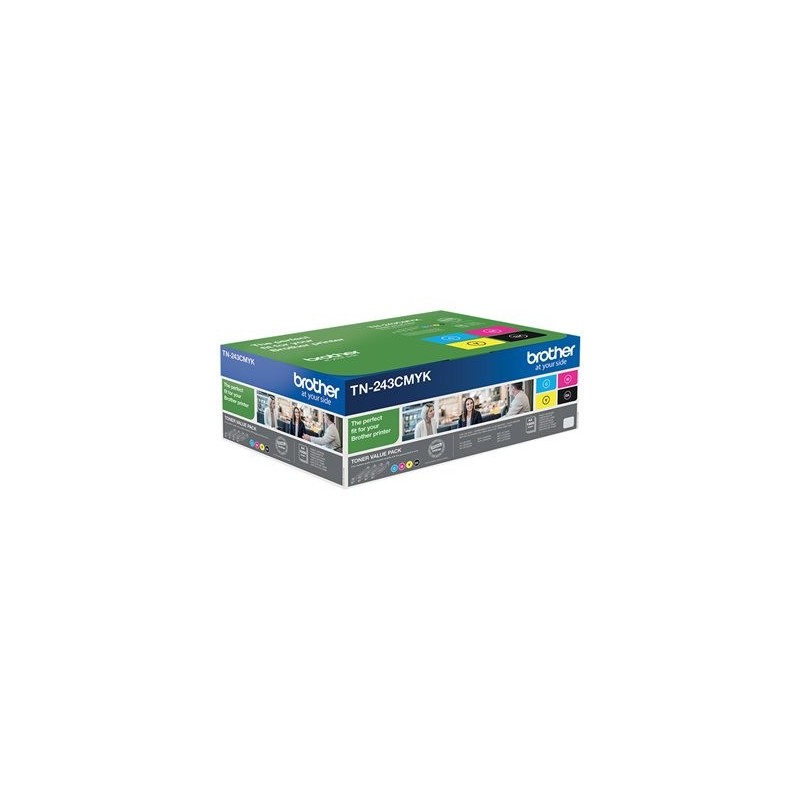 BROTHER TN243CMYK Toner Brother TN243CMYK 1000 str DCP-L3510CDW, DCP-L3550CDW,
