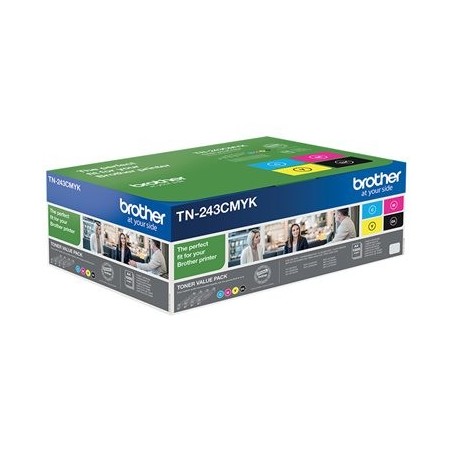 BROTHER TN243CMYK Toner Brother TN243CMYK 1000 str DCP-L3510CDW, DCP-L3550CDW,