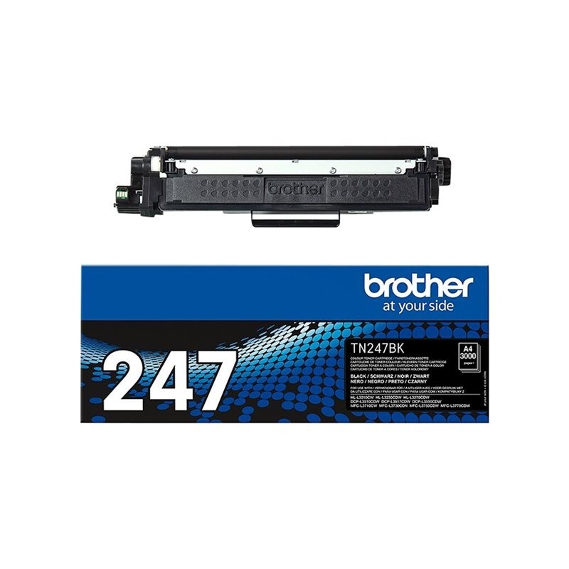 BROTHER TN247BK Toner Brother TN247BK black 3000 str DCP-L3510CDW, DCP-L3550CDW, HL-L3210CW