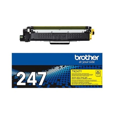 BROTHER TN247Y Toner Brother TN247Y yellow 2300 str DCP-L3510CDW, DCP-L3550CDW, HL-L3210CW