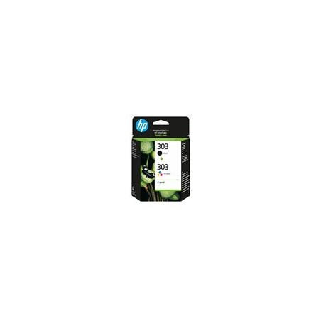 HP 303 2-pack Black/Tri-color Original Ink Cartridge