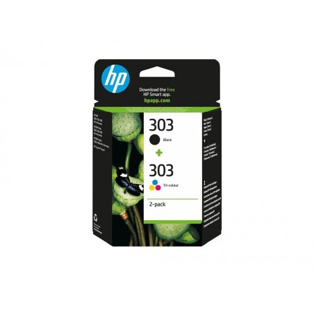 HP 303 2-pack Black/Tri-color Original Ink Cartridge