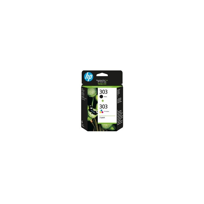 HP 303 2-pack Black/Tri-color Original Ink Cartridge