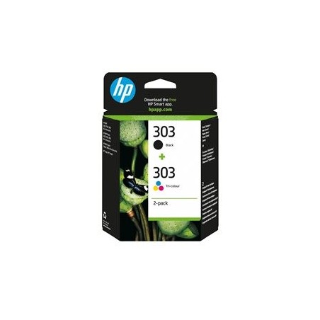HP 303 2-pack Black/Tri-color Original Ink Cartridge