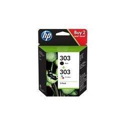 HP 303 2-pack Black/Tri-color Original Ink Cartridge