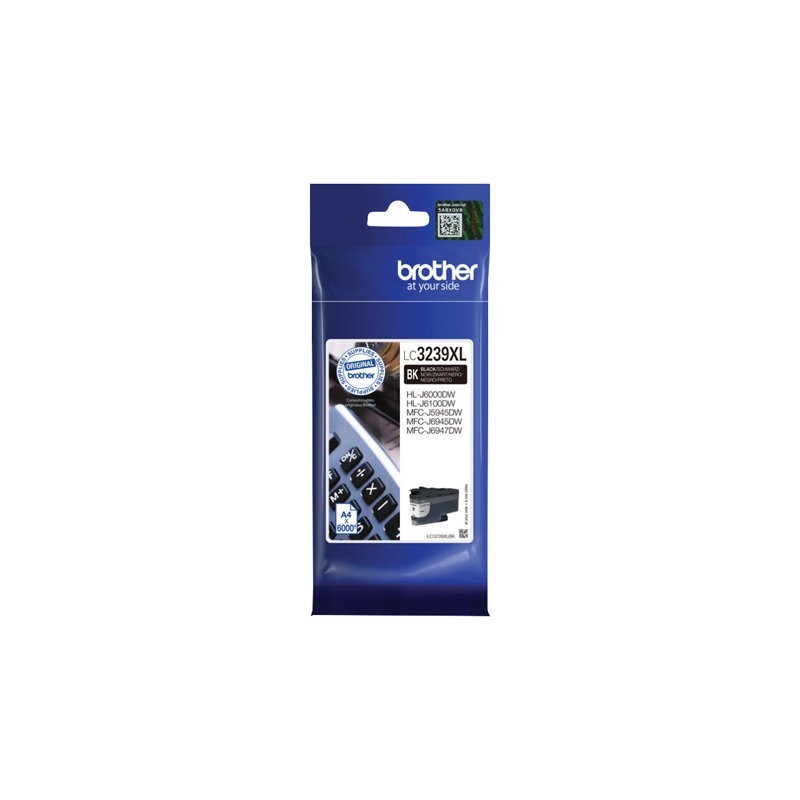 BROTHER LC3239XLBK Tusz Brother LC3239XLBK h-yield black 6000 str MFCJ6947DW