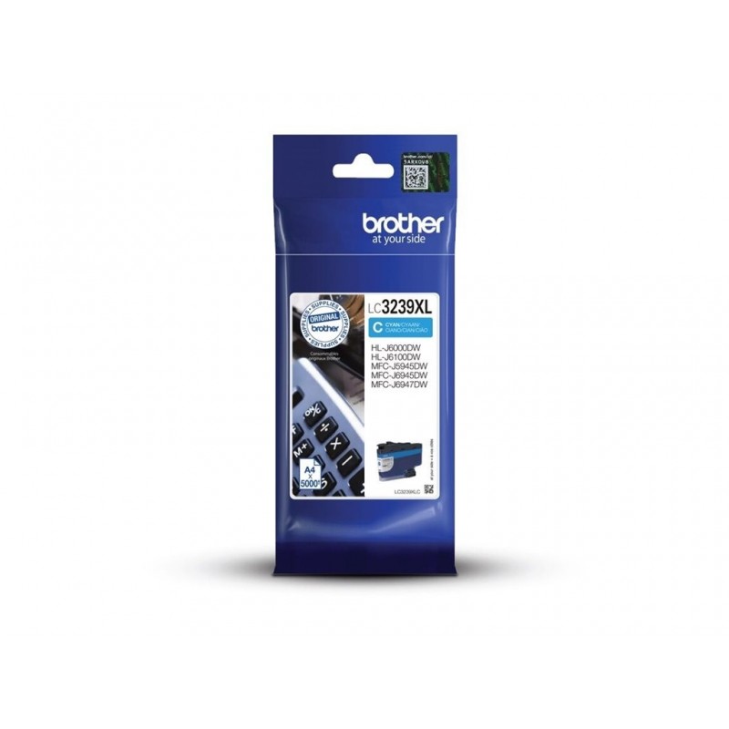 BROTHER LC3239XLC Tusz Brother LC3239XLC h-yield cyan 5000 str MFCJ6947DW