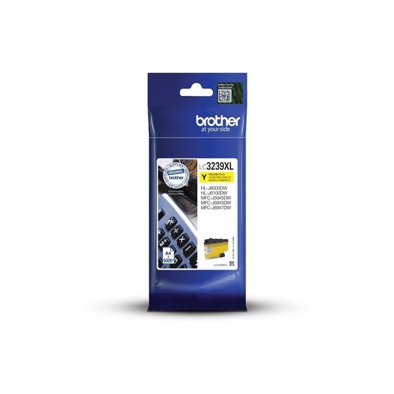BROTHER LC3239XLY Tusz Brother LC3239XLY h-yield yellow 5000 str MFCJ6947DW