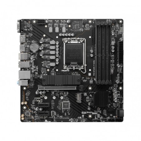 Płyta główna PRO B760M-P DDR4 s1700 4DDR4 DP/HDMI 2M.2 mATX Płyta główna PRO B760M-P DDR4 s1700 4DDR4 DP/HDMI 2M.2 mATX