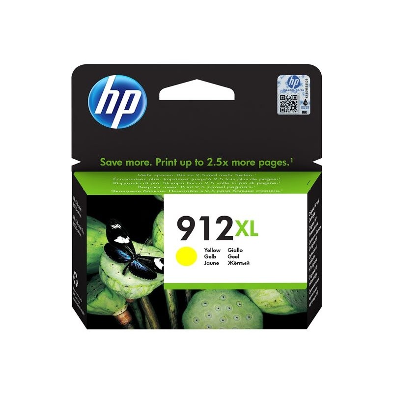 HP 912XL High Yield Yellow Ink HP 912XL High Yield Yellow Ink