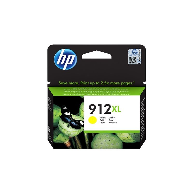 HP 912XL High Yield Yellow Ink HP 912XL High Yield Yellow Ink
