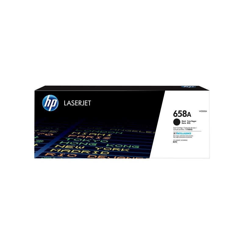 HP 658A Black LaserJet Toner Cartridge