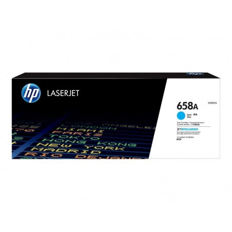 HP 658A Cyan LaserJet Toner Cartridge