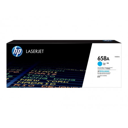 HP 658A Cyan LaserJet Toner Cartridge