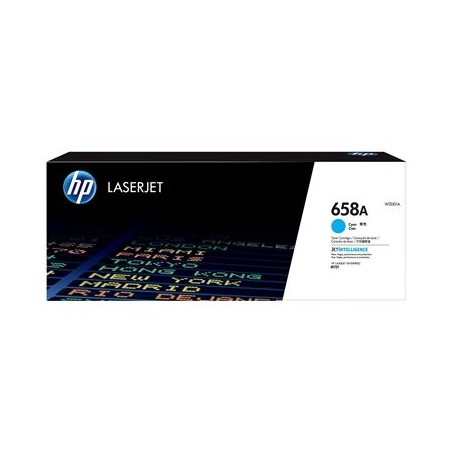 HP 658A Cyan LaserJet Toner Cartridge