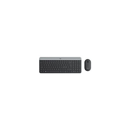 LOGITECH Slim Wireless Combo MK470 Keyboard and mouse set wireless 2.4 GHz Nordic graphite (PAN)