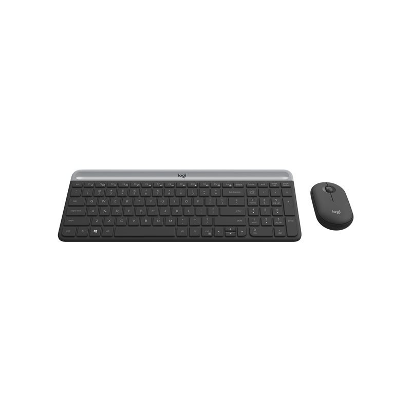 LOGITECH 920-009204 Logitech klawiatura bezprzewodowa + mysz MK470, Graphite, US