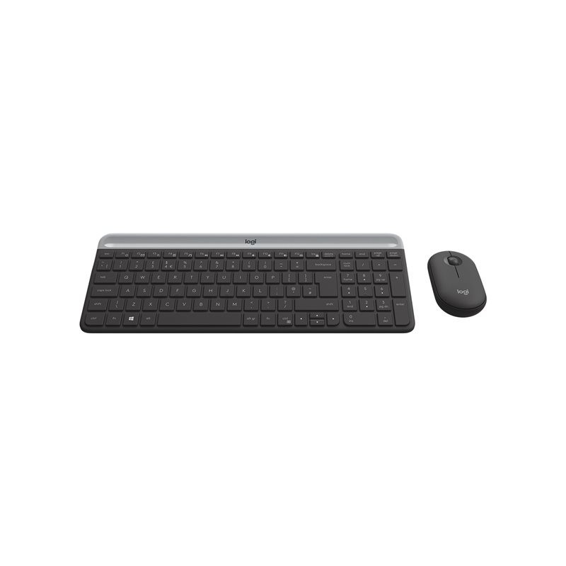 LOGITECH 920-009204 Logitech klawiatura bezprzewodowa + mysz MK470, Graphite, US