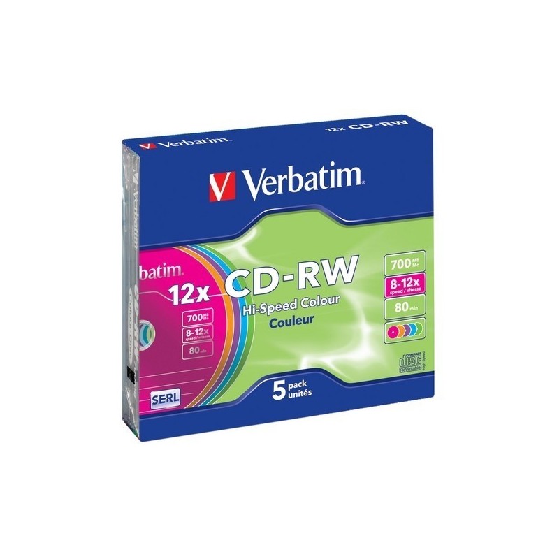 CD-RW  8-12x 700MB 5P SL         43167