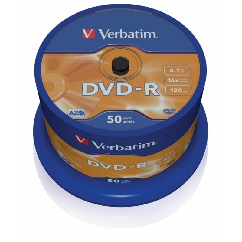 DVD-R 16x 4.7GB 50P CB             43548