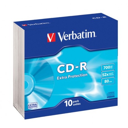 CD-R 52x 700MB 10P SL DLP             43415