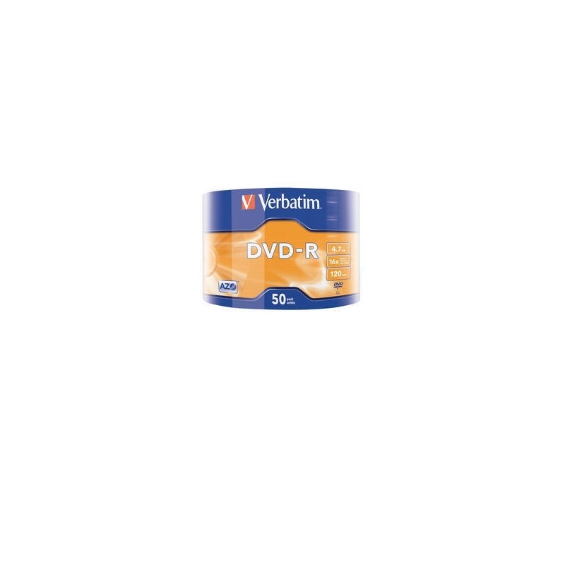 DVD-R 16x 4.7GB 50P SP Matt Silver Wrap 43788 DVD-R 16x 4.7GB 50P SP Matt Silver Wrap 43788